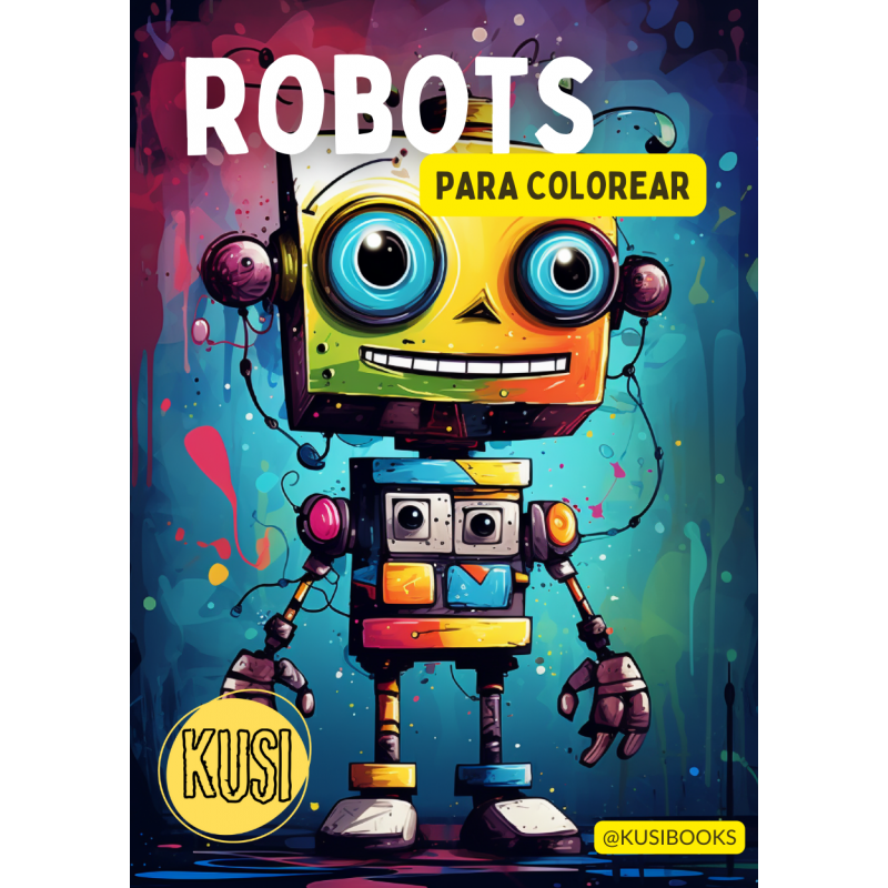 Robots para colorear